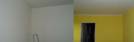 malování pokoje citrusovou barvou