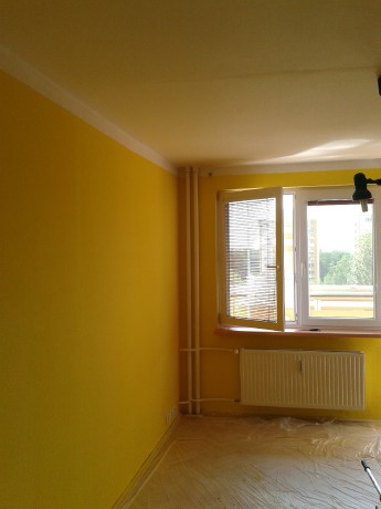 Malování obývacího pokoje