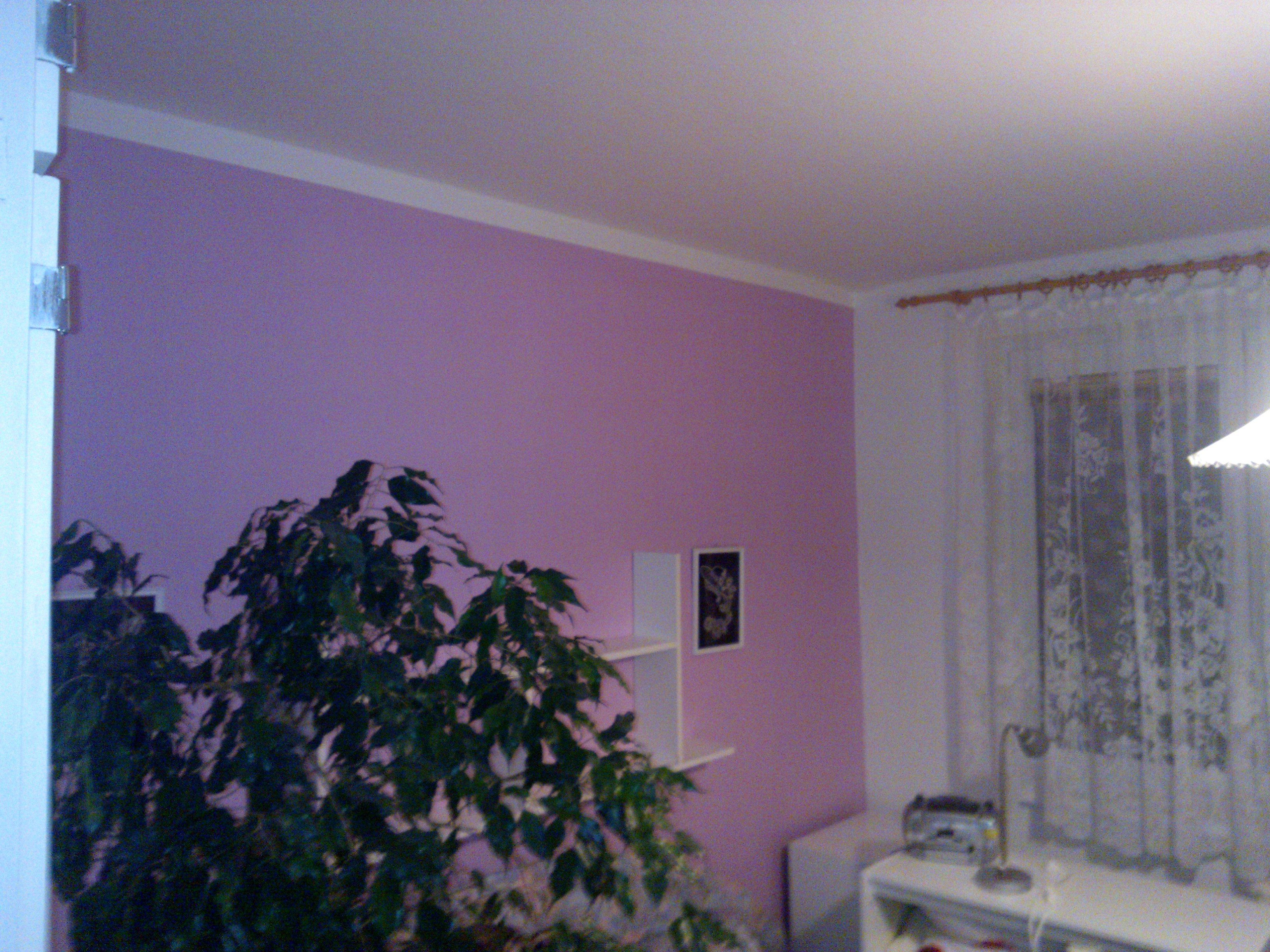 Malování ložnice - fialová 2